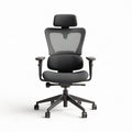Mesh ergonomic office chair with adjustable armrests and lumbar support 45 x 60 x 120cm